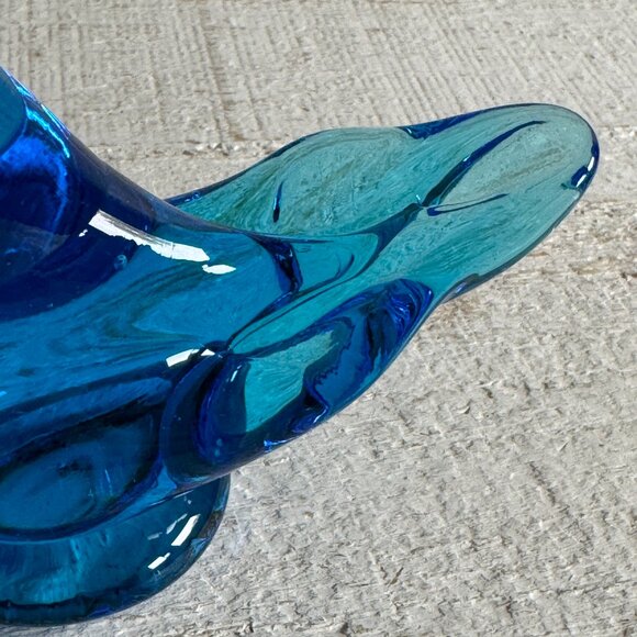 Vintage Blue Bird of Happiness - Signed Leo Ward and Dated 1996 - Picture 7 of 11